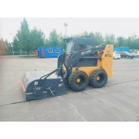 Reliable Attachment Hcn Brand 0202 Pick-up Sweeper Street Sweeper Broom for All Brands Skid Steer Loader and Loader, Street Sweeping Equipment on Asphalt Road